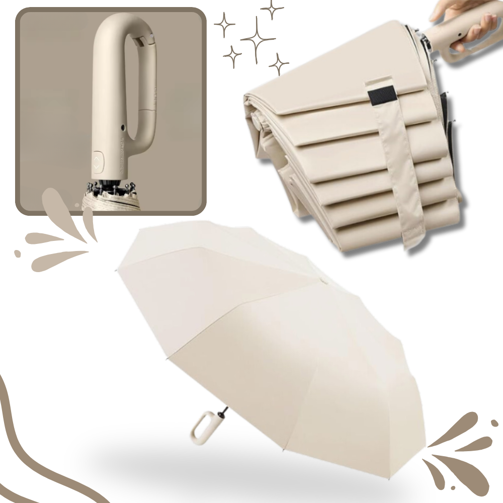 Windproof Umbrella with Automatic Lock