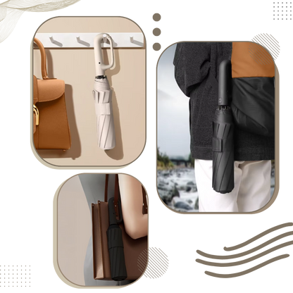 Windproof Umbrella with Automatic Lock