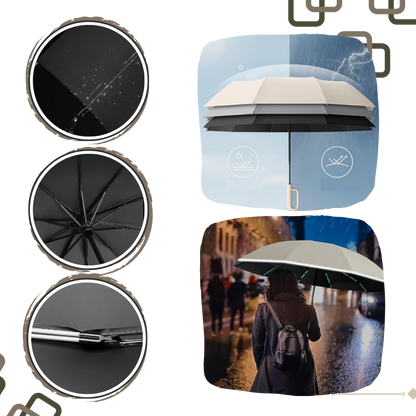 Windproof Umbrella with Automatic Lock