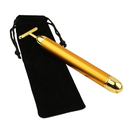 Brehn | Energy 24K Gold T Beauty Bar Face Roller Massager