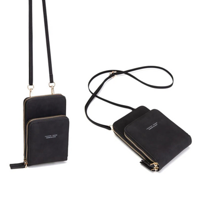 BowLift | Triple Secure Leather Phone Purse: Elegance Meets Practicality