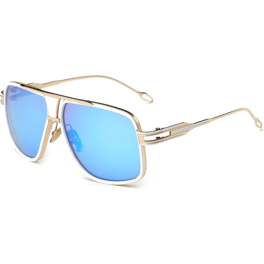 BowLift | Men’s Aviator Sunglasses with Alloy Frame and UV Protection