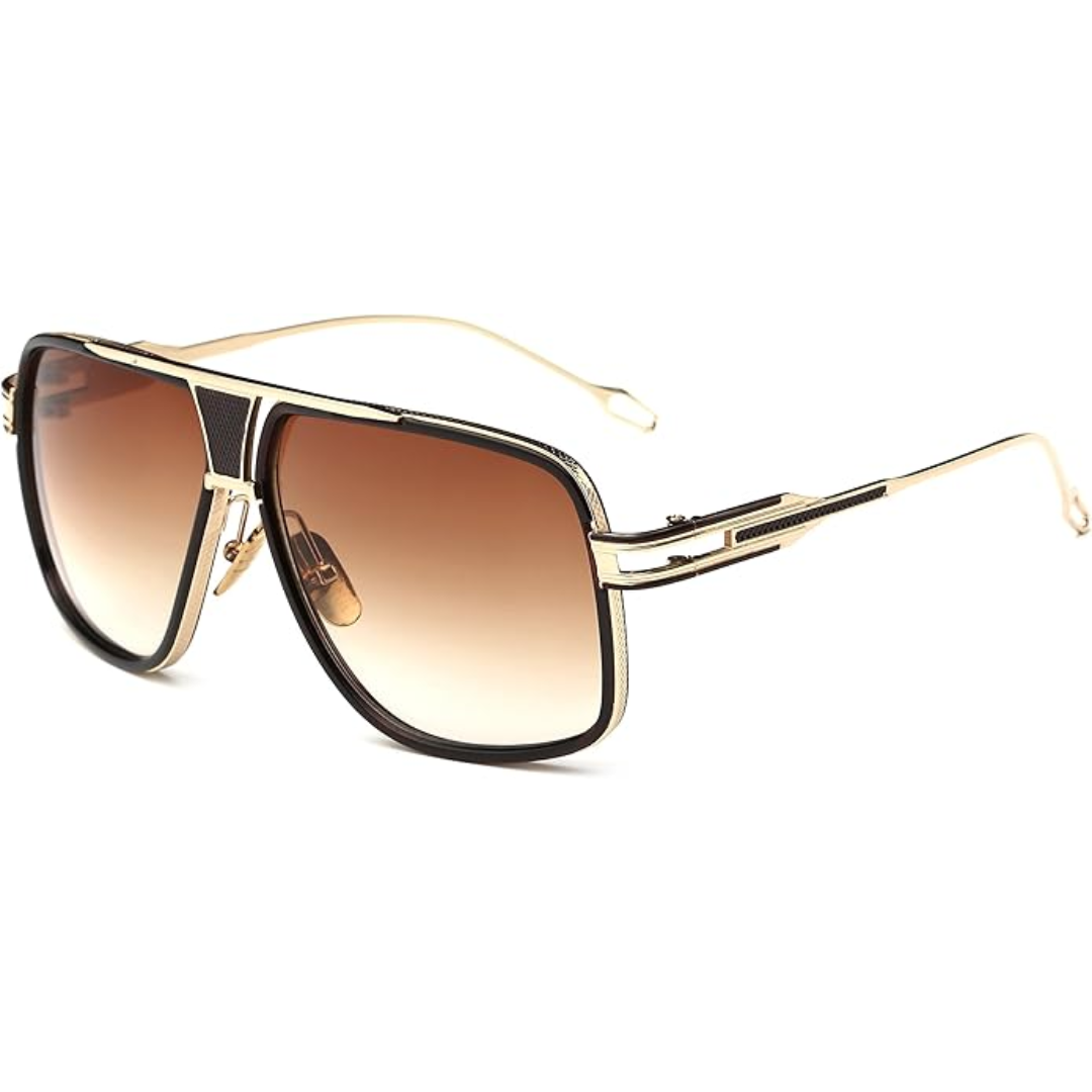 Skanto | Men's Aviator Sunglasses with Alloy Frame and UV Protection