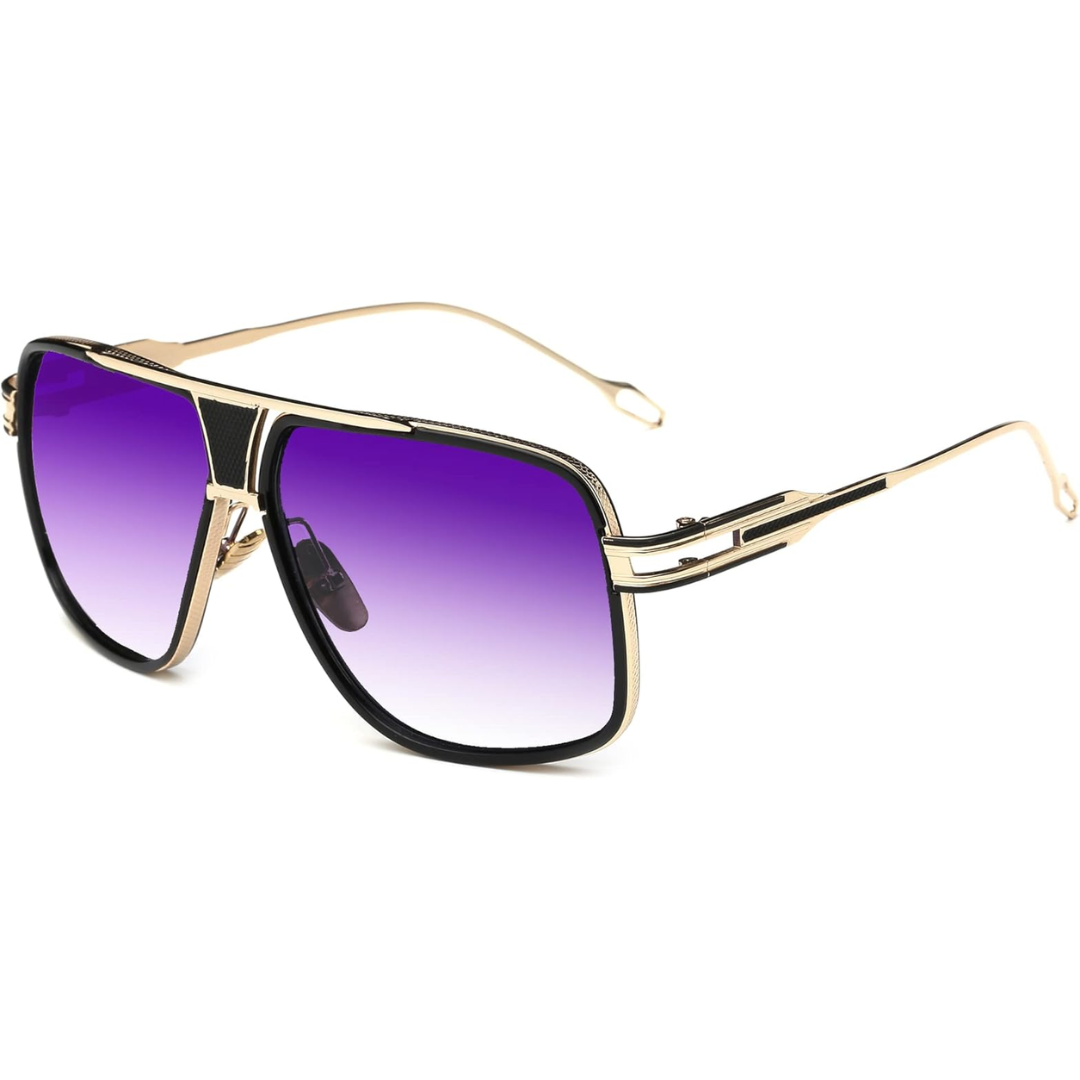 BowLift | Men’s Aviator Sunglasses with Alloy Frame and UV Protection