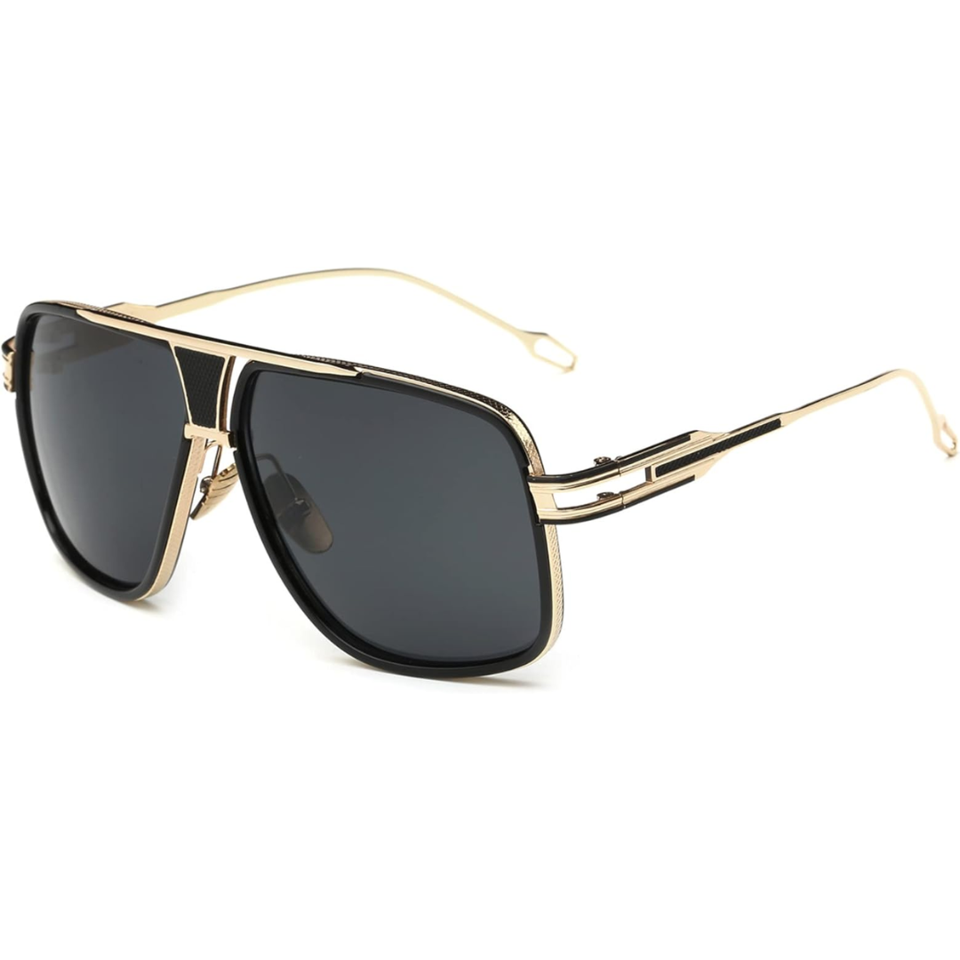 Skanto | Men's Aviator Sunglasses with Alloy Frame and UV Protection