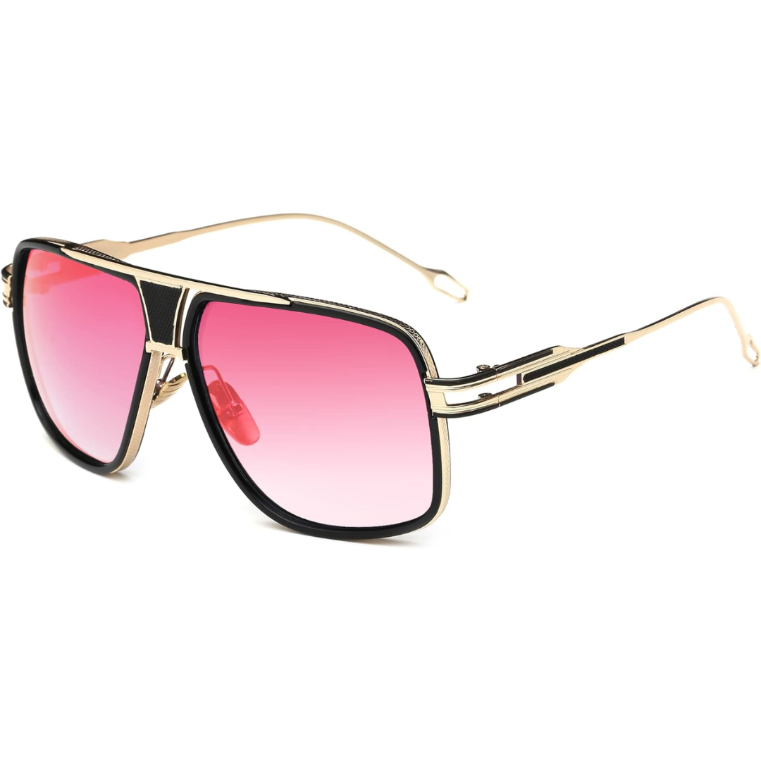 Skanto | Men's Aviator Sunglasses with Alloy Frame and UV Protection