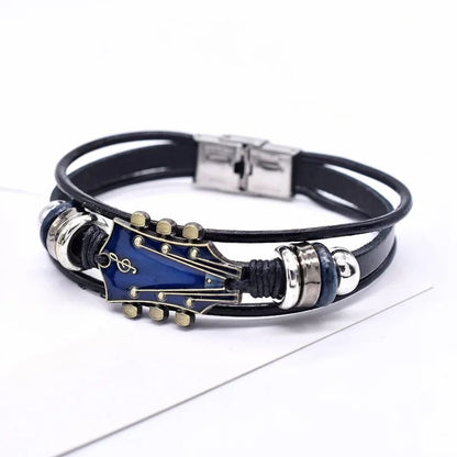 Leather Guitar Bracelet