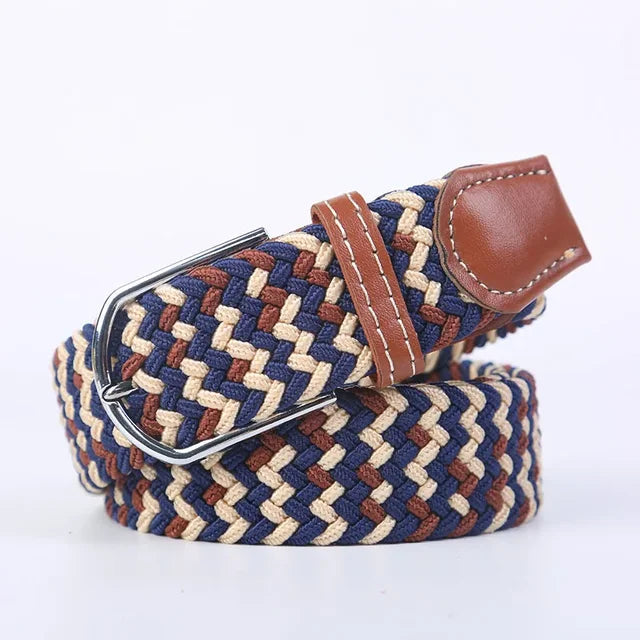 Skanto | Elastic Casual Belt | Flexible Stretch Comfort | Multicolor