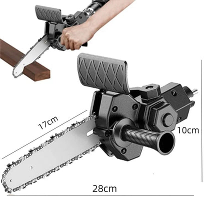 Skanto | ELECTRIC DRILL MODIFIED TO ELECTRIC CHAINSAW DRILL ATTACHMENT