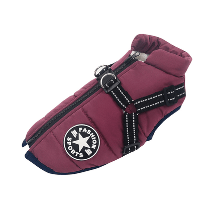 Winter Dog Jacket with Harness | Karnz