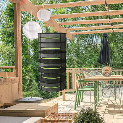 Skanto | Foldable Drying Basket for Fruits, Vegetables, and Herbs – Multi-layer Mesh Storage for Fast Drying Process
