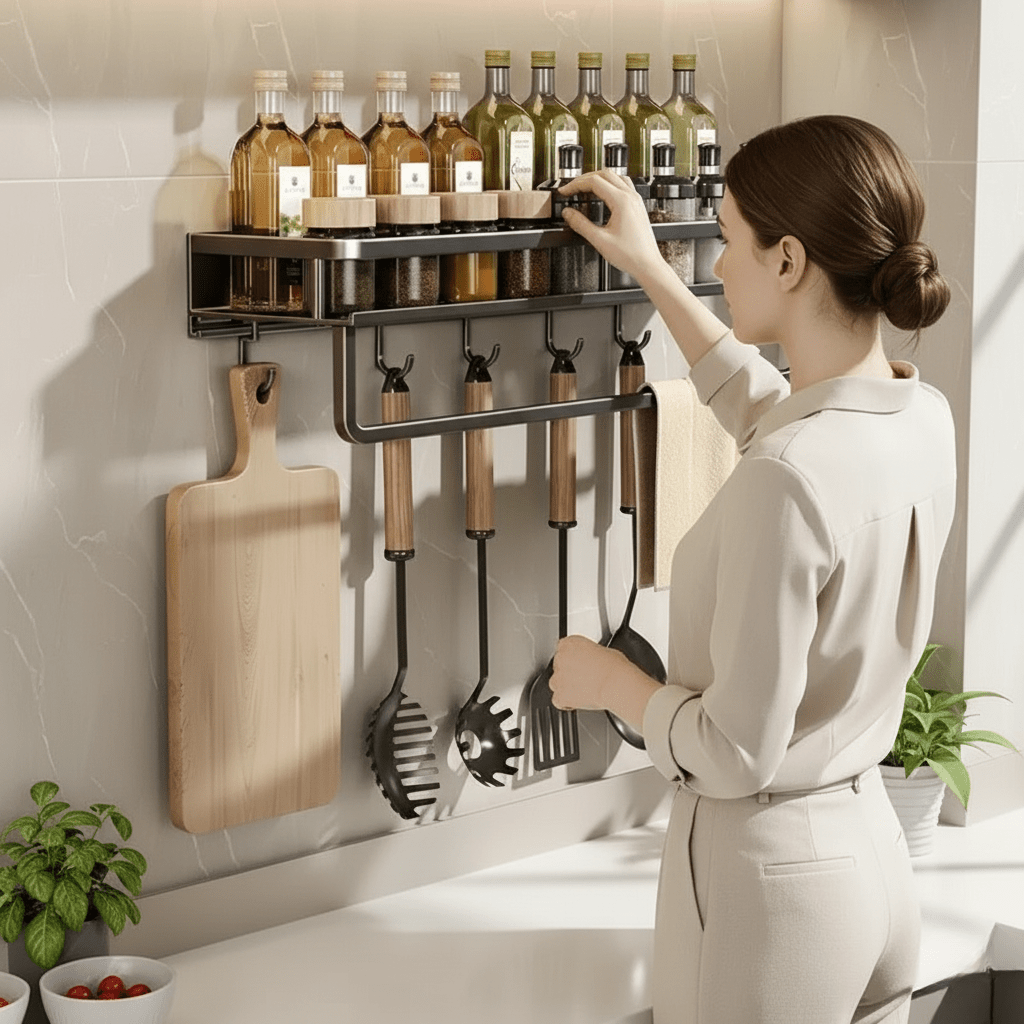 BowLift | Stylish Wall Shelf for Kitchen & Dining Area
