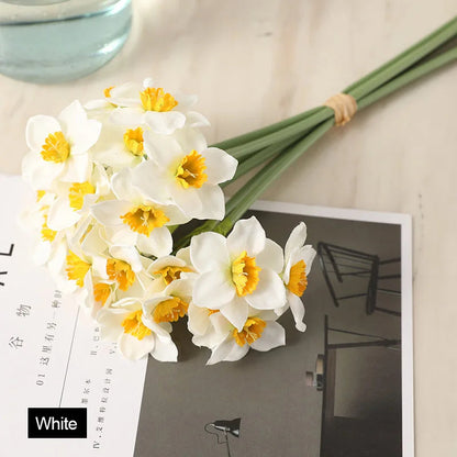 BowLift | 6-Piece Artificial Narcissus Flower Bouquet