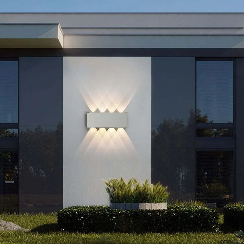 Skanto | Modern White LED Waterproof Wall Lamp