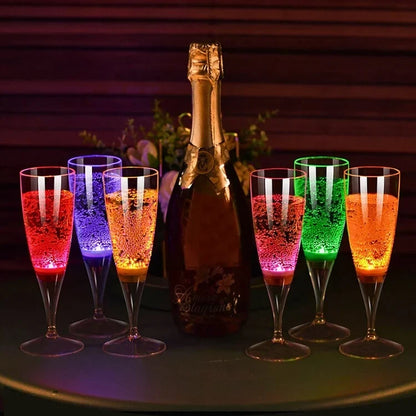 GlowSip - LED-lit wine glass set (6 pieces) Bowlift