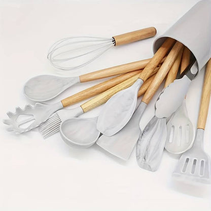 Canaya - Luxury Silicone Kitchen Utensil Set (12-Piece) Skanto