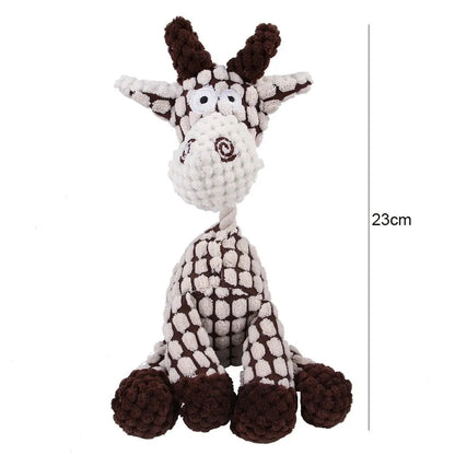 Squeaky plush toy for dogs