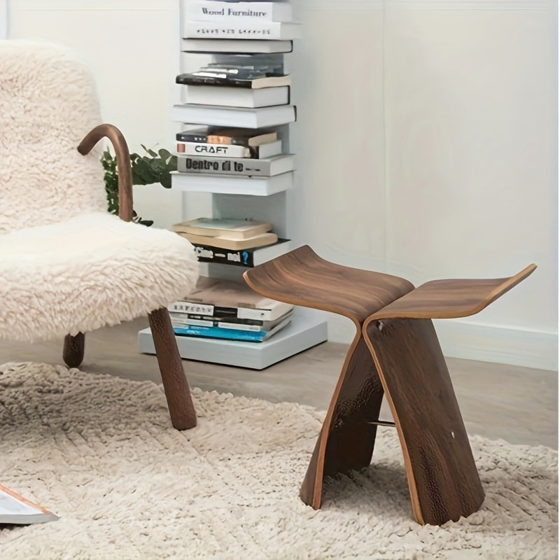 Skanto | Elegant Butterfly Stool – Timeless Design for Living Room and Hallway