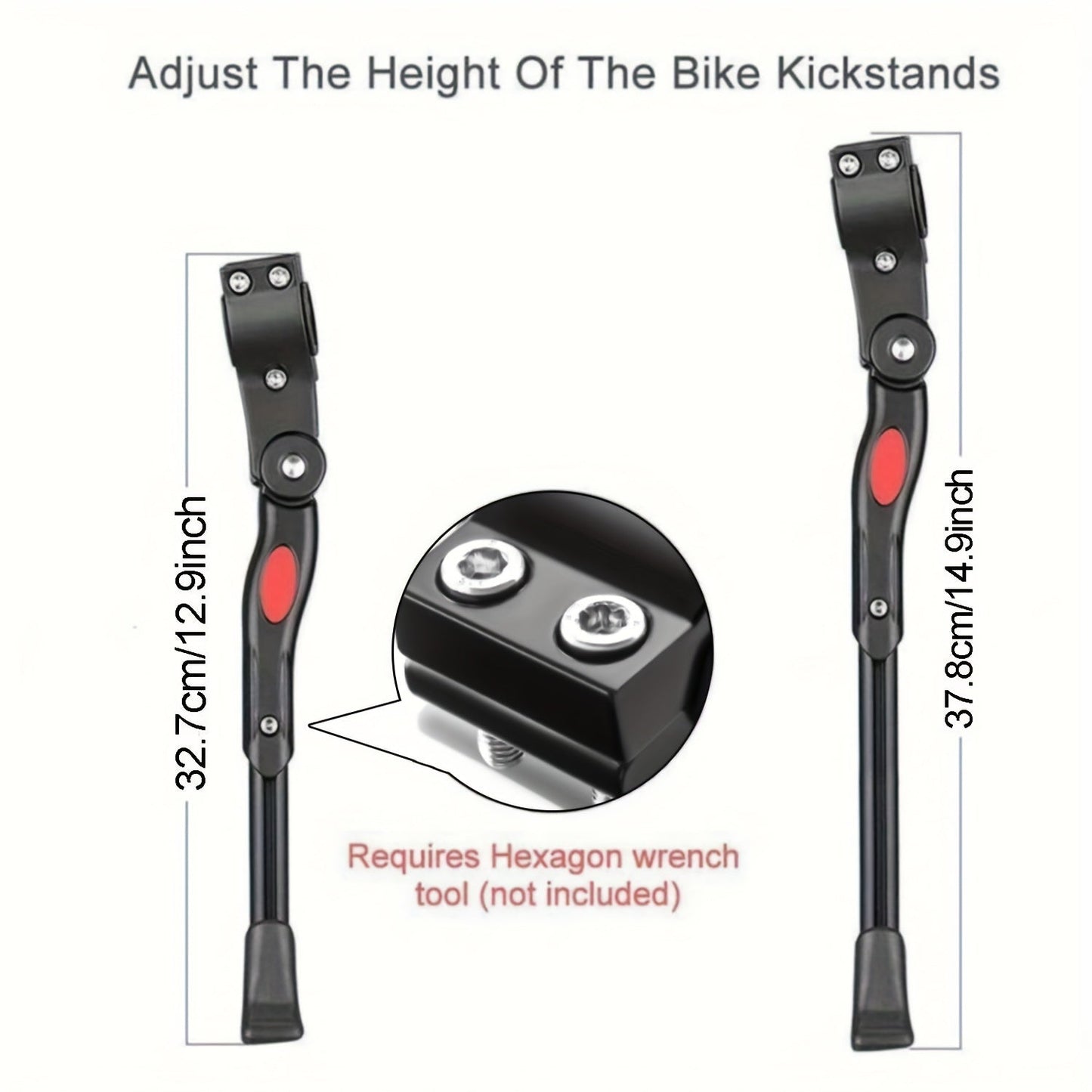 Adjustable Bicycle Kickstand – Stable, durable and easy to install | Brehn