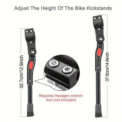 Adjustable Bicycle Kickstand – Stable, durable and easy to install | Brehn