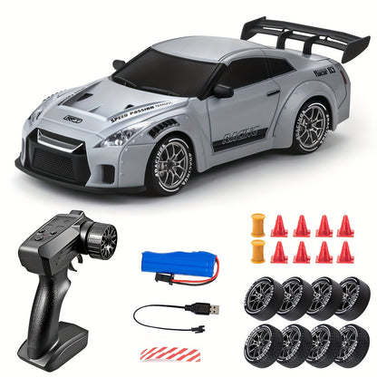 Skanto | Ultimate 1:24 RC Drift Car with LED Wheels – Rechargeable 4WD Racing Toy