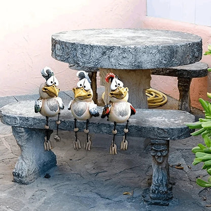 Skanto | Skanto Chicken Coop Garden Decorations—Outdoor Garden Landscape Sculptures