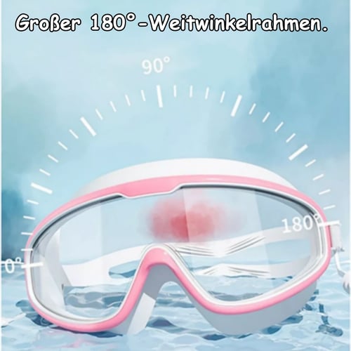 Skanto | Kid-Friendly Swim Goggles with Large Frames and Anti-Fog System