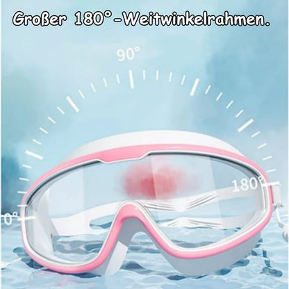 Skanto | Kid-Friendly Swim Goggles with Large Frames and Anti-Fog System