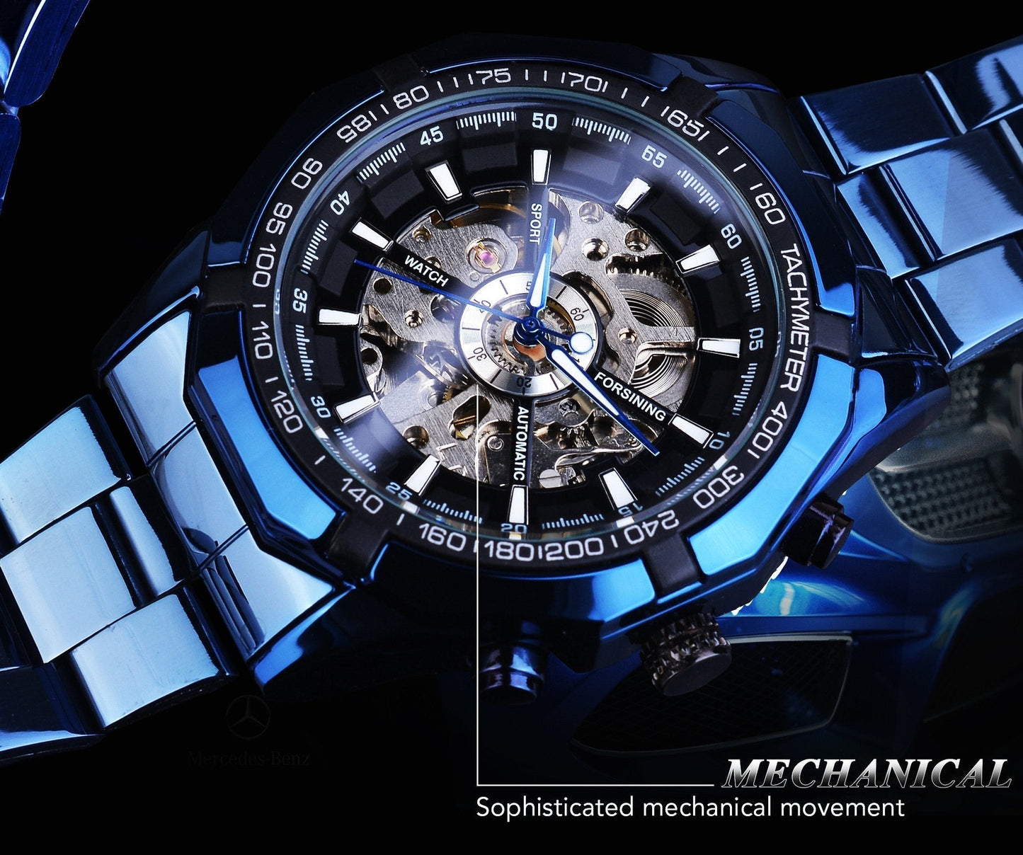BowLift | Men's Skeleton Watch