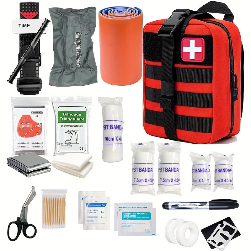 Skanto | TravelAid First Aid Kit – Compact First Aid Kit for Travel & Outdoors