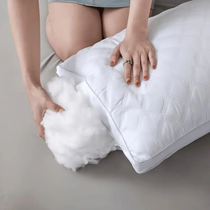 Skanto | DreamRest - Set of 2 Hypoallergenic 3D Pillows - Soft Neck Support & Hotel Quality Sleep