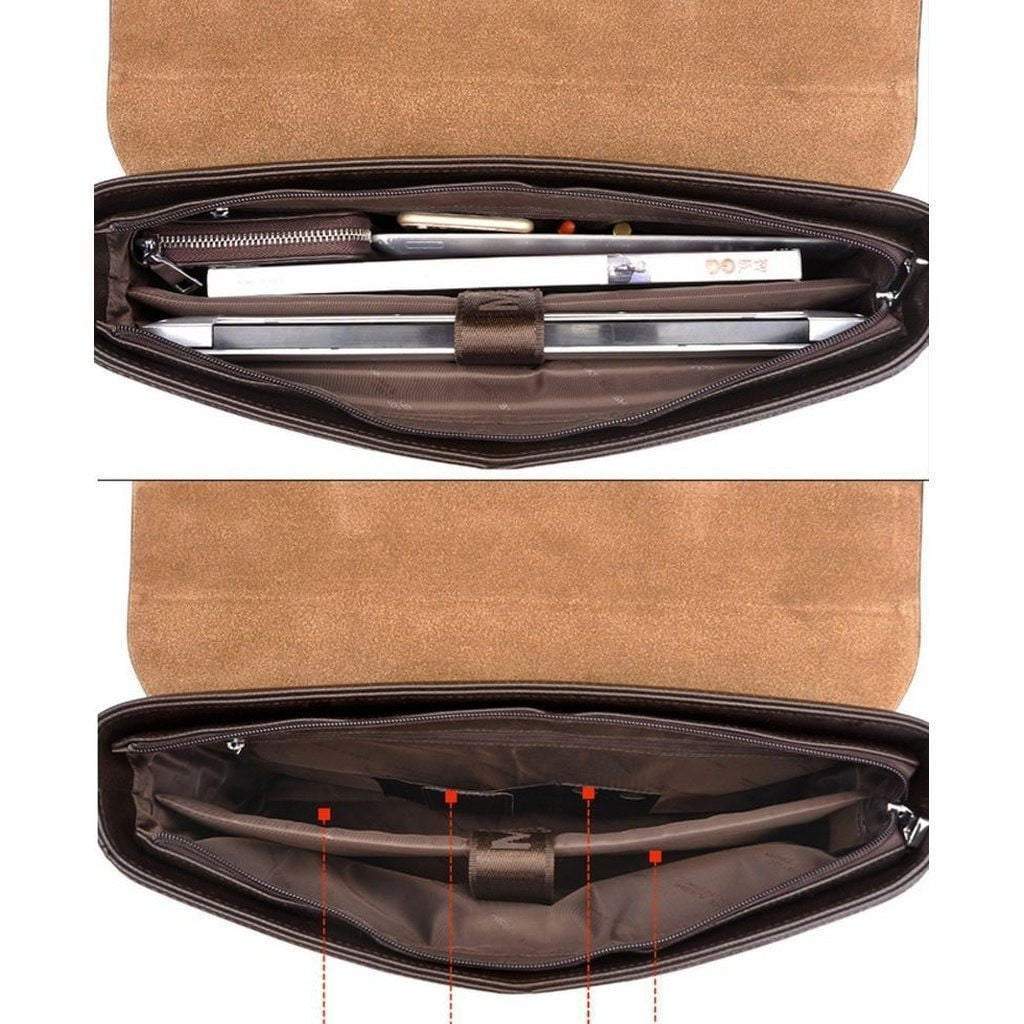 Karnz | New Men's Business Leather Briefcase