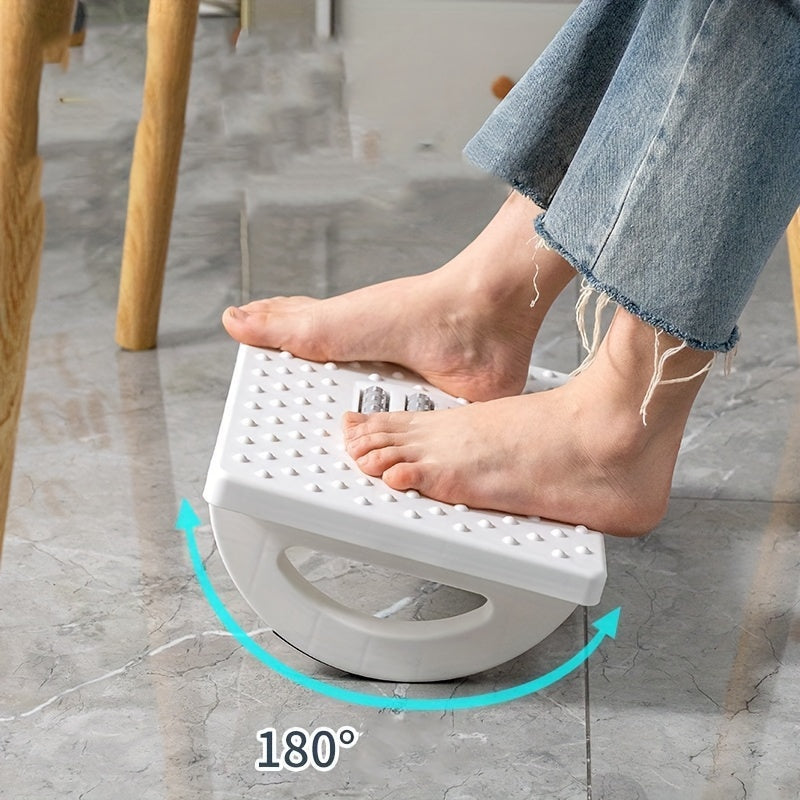 Ergonomic footrest with tiltable surface – Non-slip and ready to use | Karnz