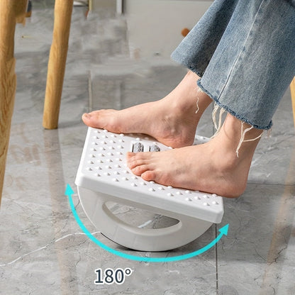 Ergonomic footrest with tiltable surface – Non-slip and ready to use | Karnz
