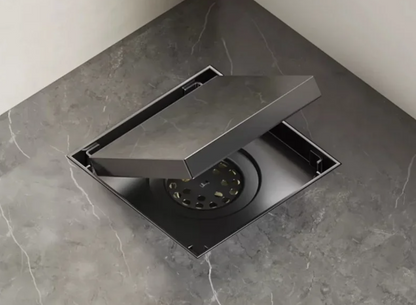 AquaShield Square Stainless Steel Floor Drain Bowlift