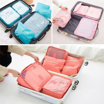 Skanto | 6-Piece Luggage Packing Cubes Travel Set