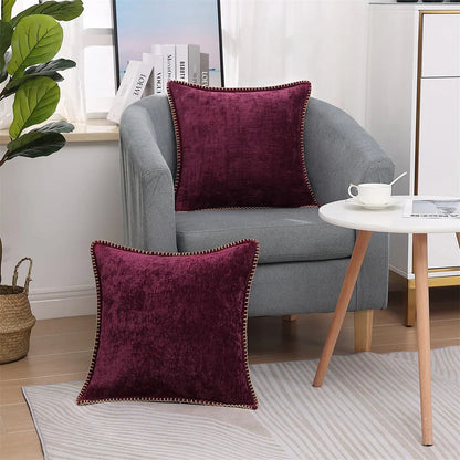 BowLift | Soft Chenille Velvet Throw Pillow Cover