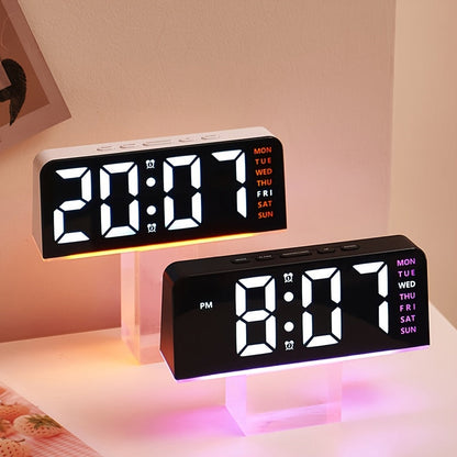 Modern LED Every Week Display Nightlight Alarm Clock | Karnz