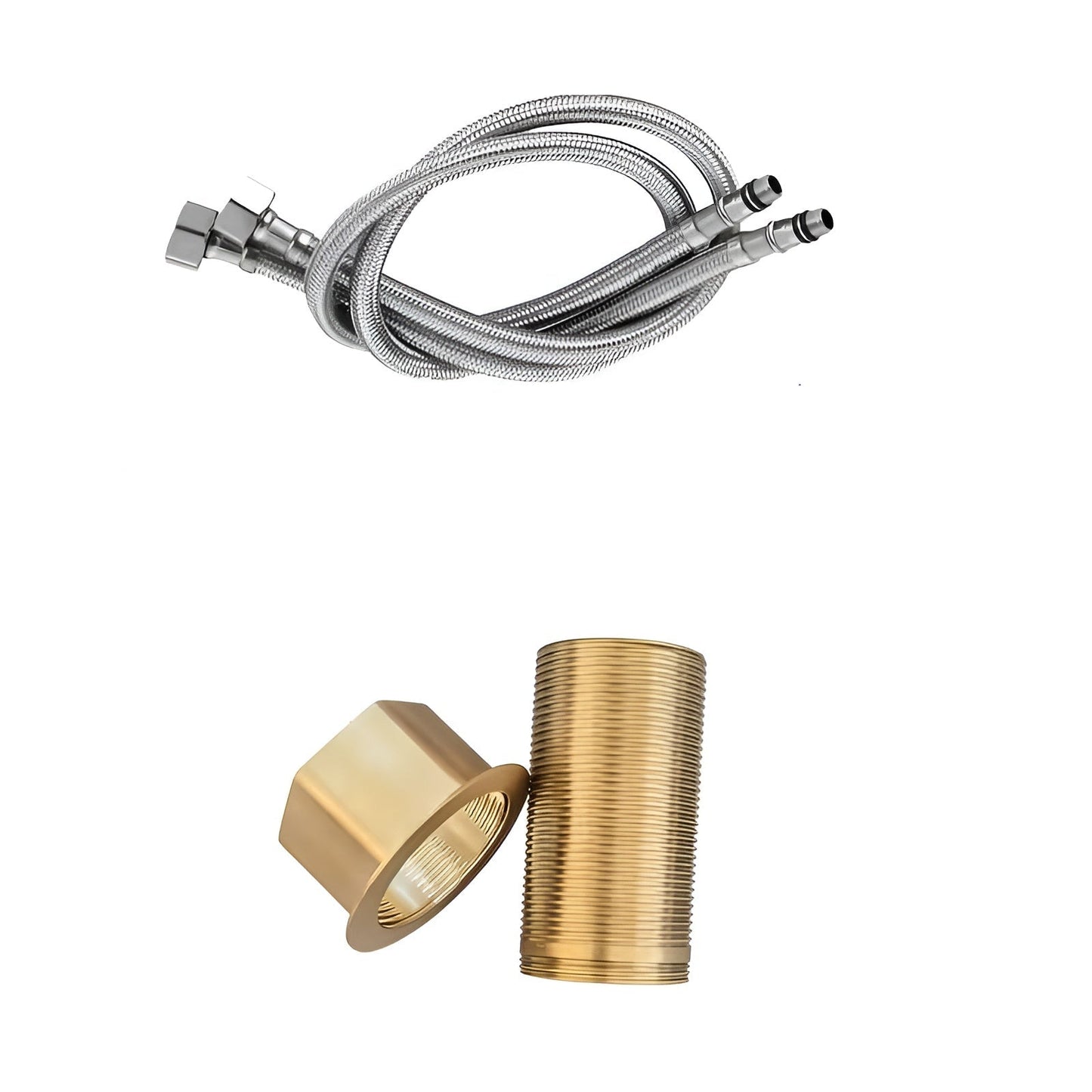 Stainless Steel Basin Faucet – Waterfall Spout with Hot and Cold Water | Single-Hole Mixer Tap in Karnzack Design for the Bathroom