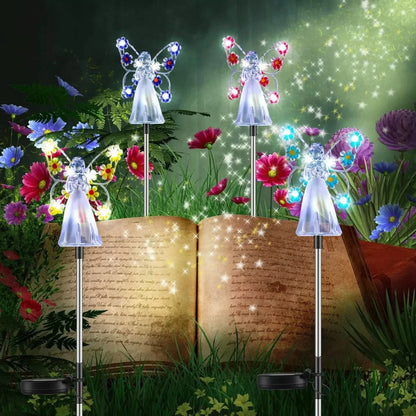 Skanto | Solar Angel LED Garden Light for Outdoor Decoration