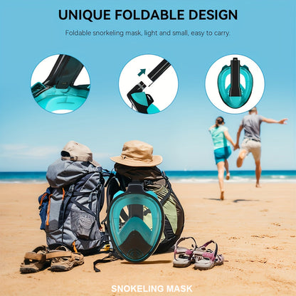 Full-face snorkel mask with 180° visibility | Bowlift