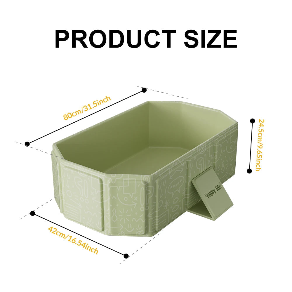 LullaBabe Portable Foldable Baby Bathtub — Enjoy Safe, Relaxed Baby Bathing Anywhere | Bowlift