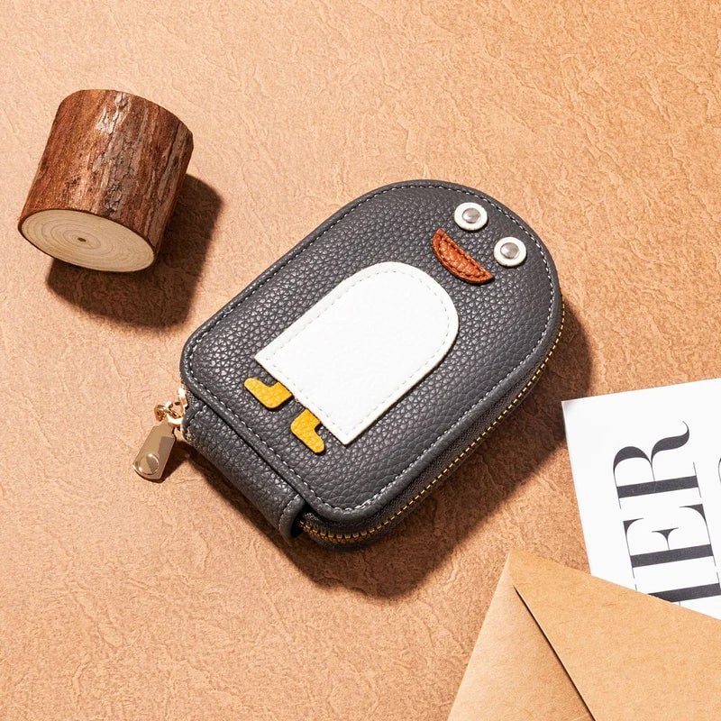 BowLift | Cute Penguins PU Credit Card Coin Wallet