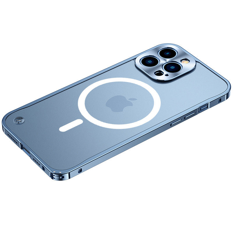 Brehn | Metal Frame Magnetic Charging Case for iPhone