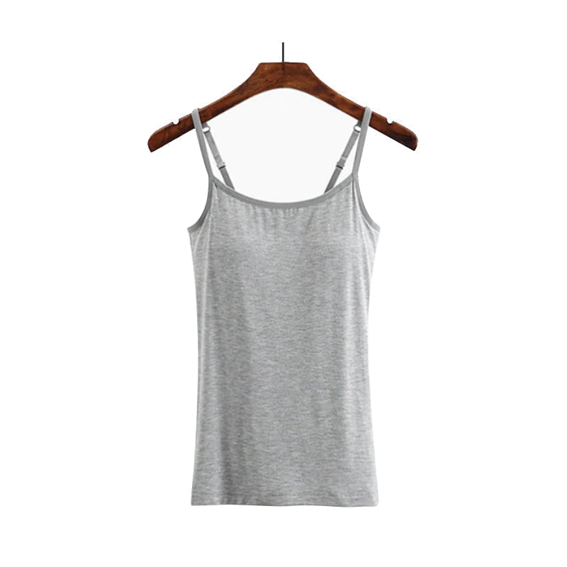 Tank top with integrated bra