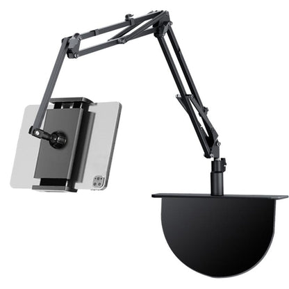 Hidden, extendable table tablet and phone holder | Bowlift