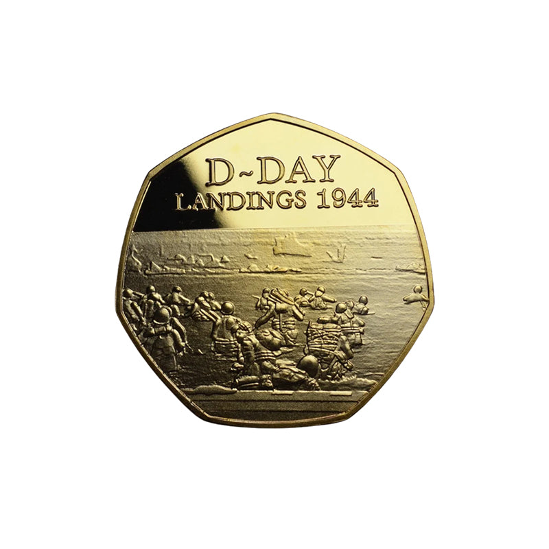 Skanto | D-DAY LANDINGS 1944 24kt Gold Commemorative Coin