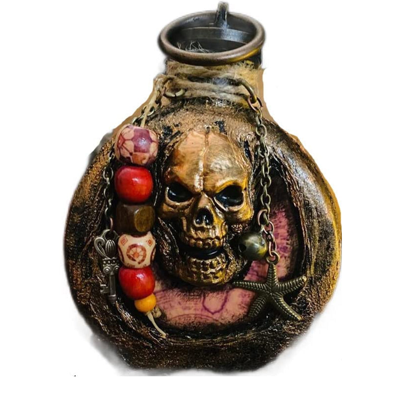 Skull Pirate Rum Resin Bottle | Brehn