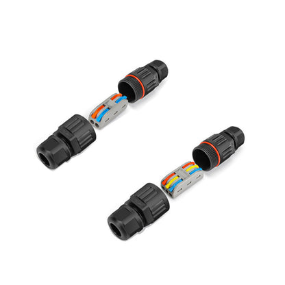 Weatherproof electrical cable connector for outdoor use | Karnz