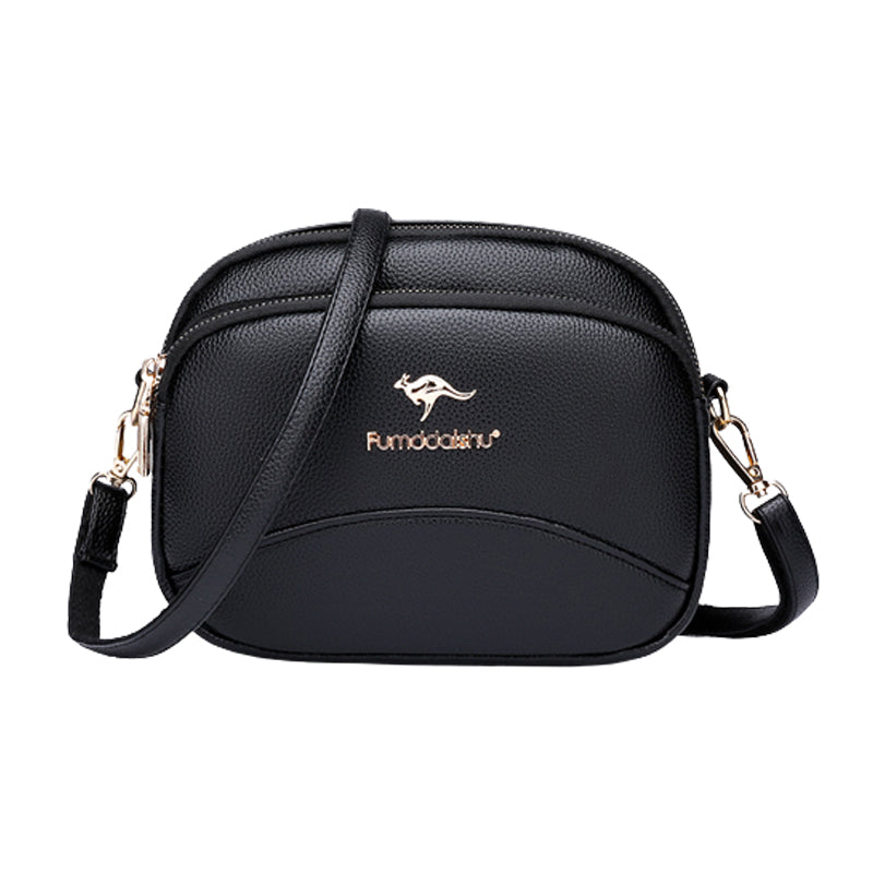 BowLift | Soft Leather Multi-Pocket Shoulder Bag